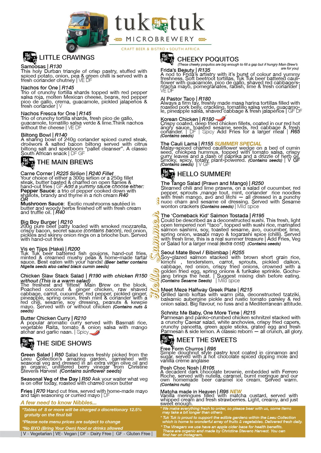 Tuk Tuk Microbrewery & Bistro, Franschhoek South Africa