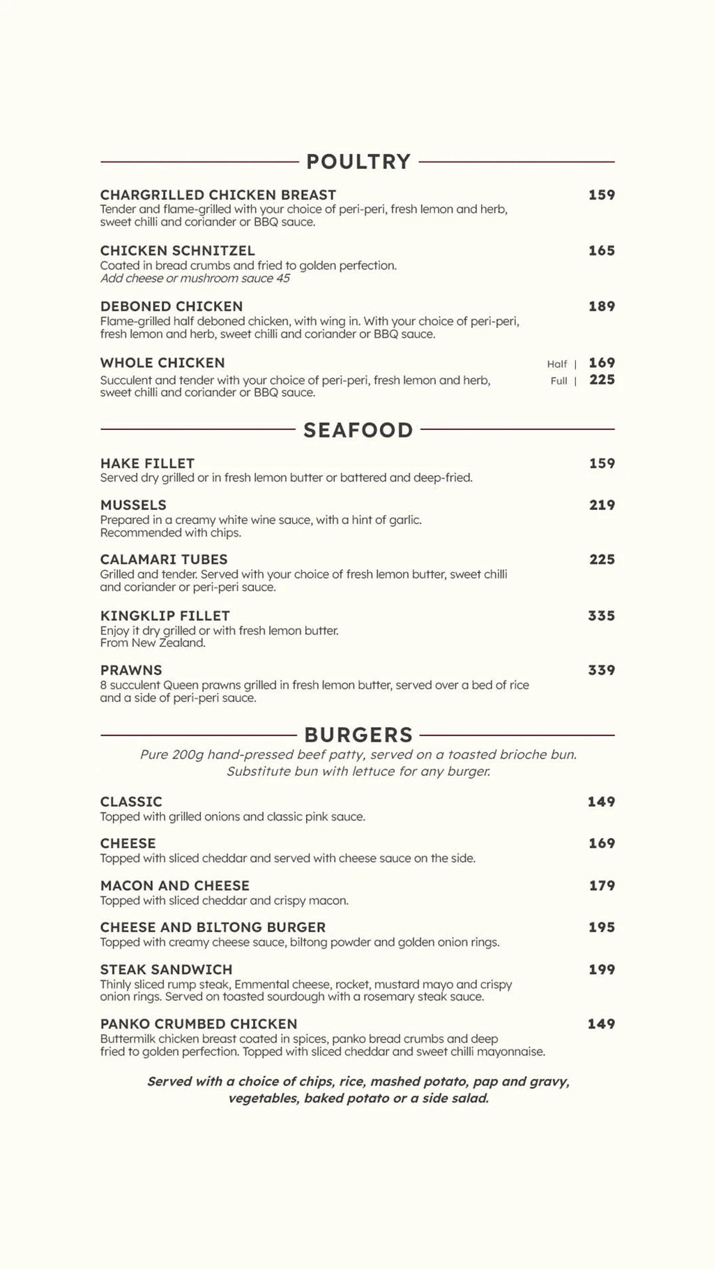 Turn ŉ Tender Steakhouse Illovo, Johannesburg South Africa