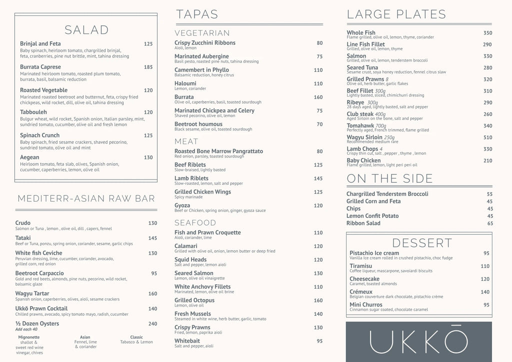 Ukko Restaurant, Sandton South Africa