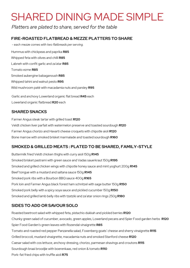 Vadas Smokehouse & Bakery, Stellenbosch South Africa