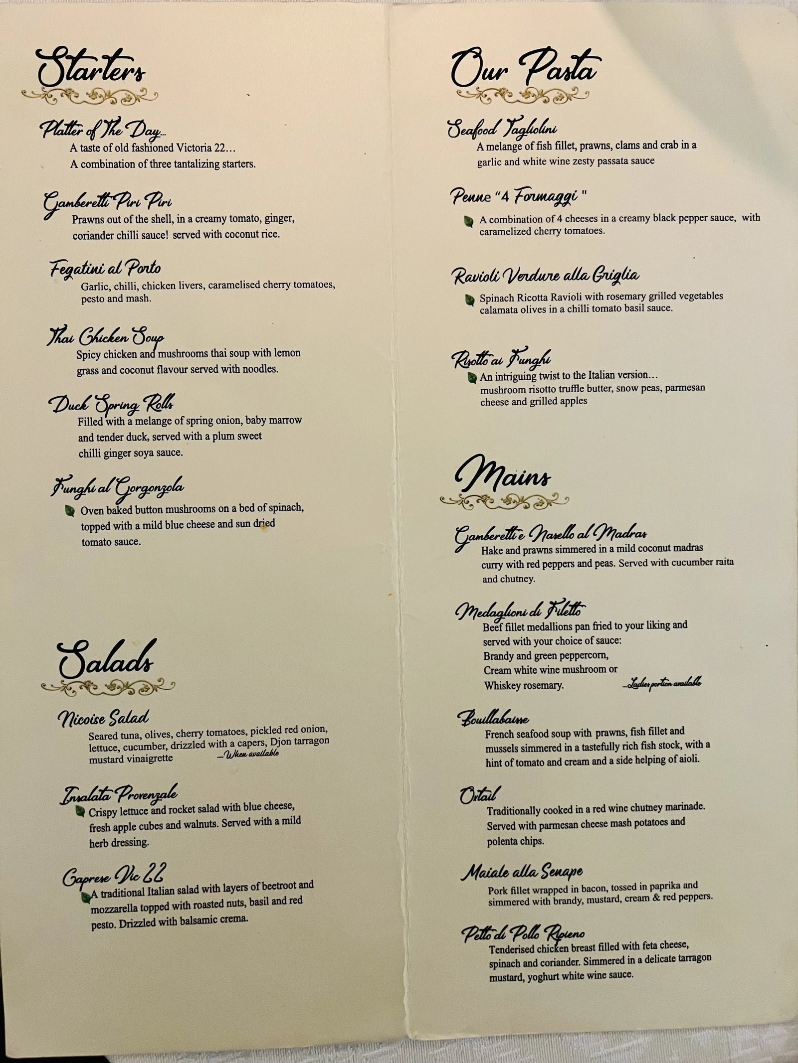Victoria 22 Restaurant, Harare Zimbabwe
