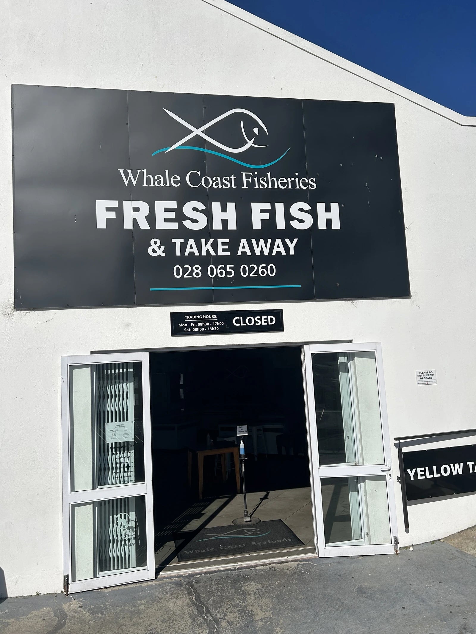 Whale Coast Fisheries, Sandbaai South Africa