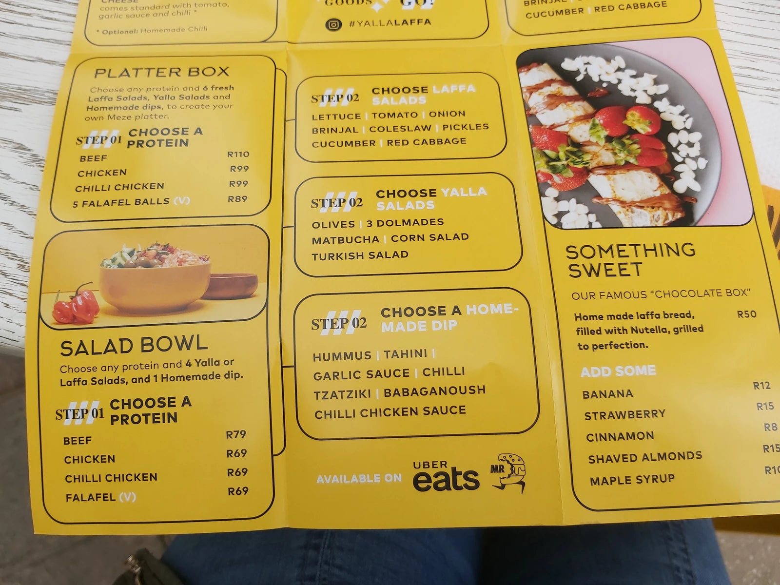 Yalla Authentic Middle Eastern Food, Randburg South Africa