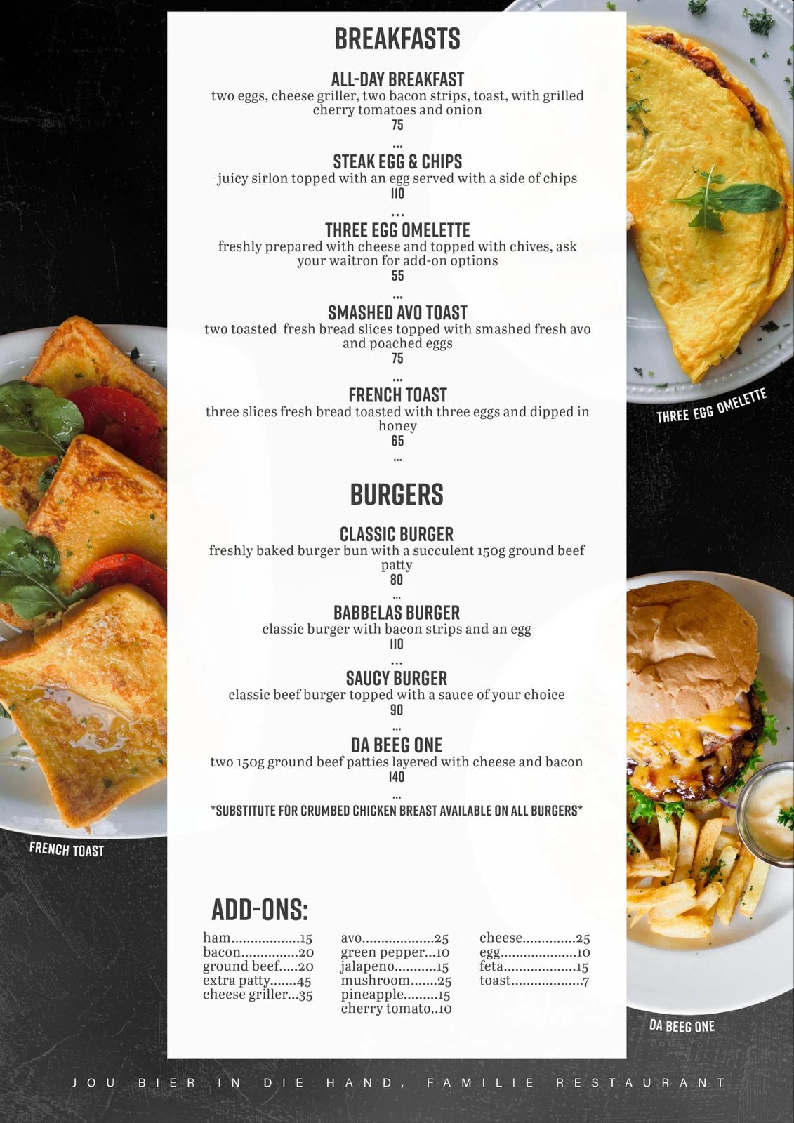 Zappas Restaurant, Pretoria South Africa