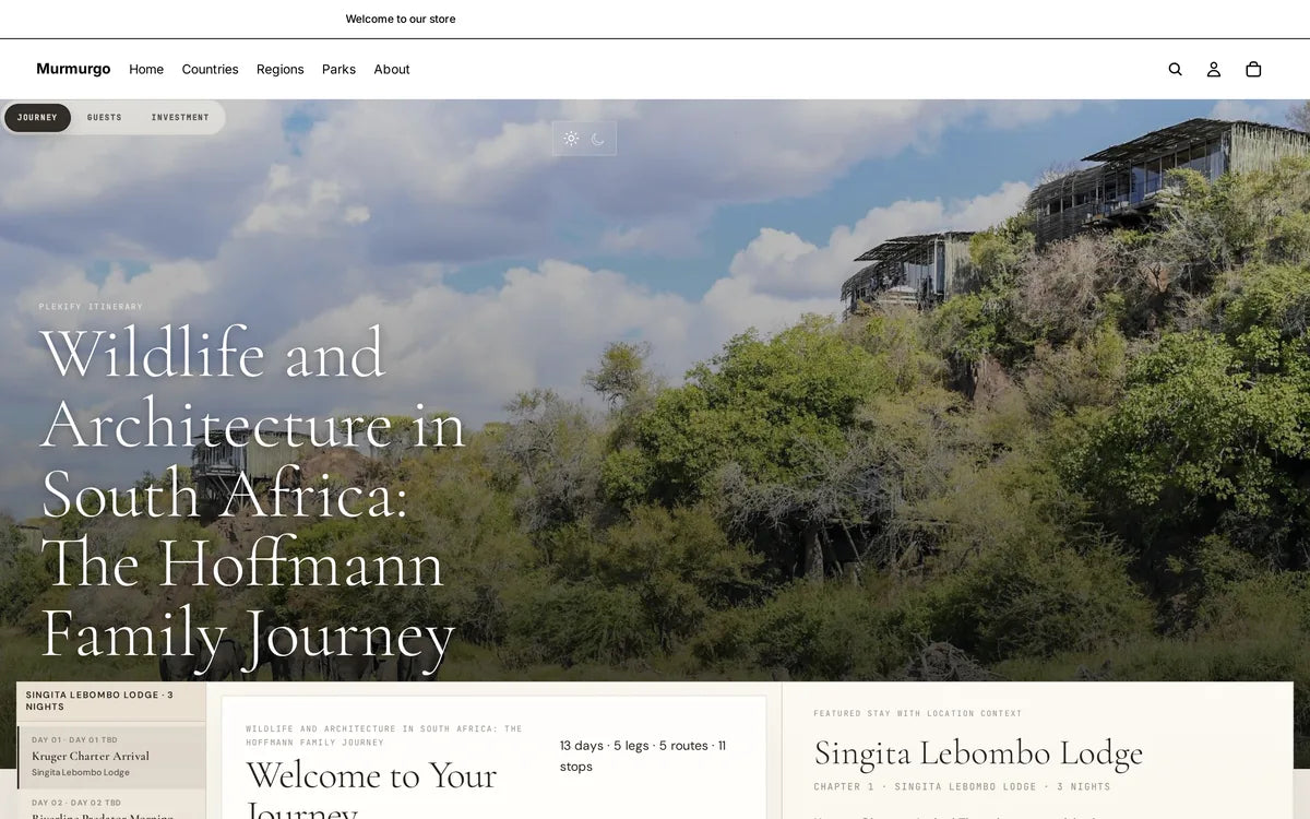Hoffmann itinerary presentation